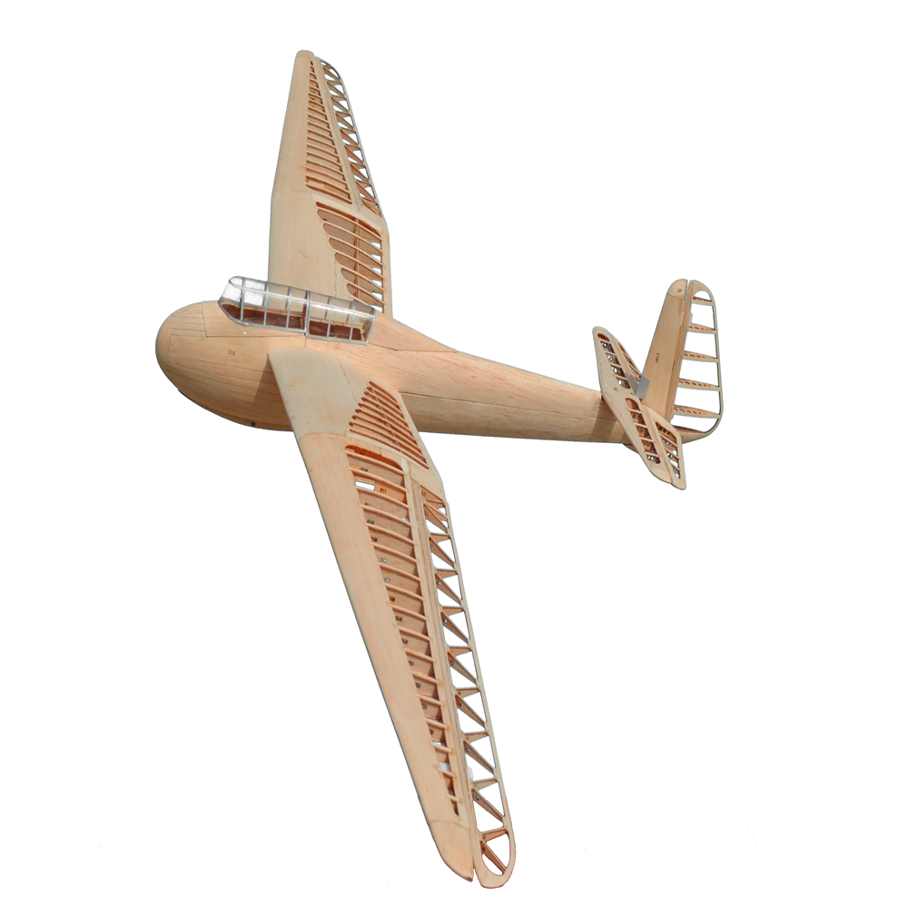 Tony-Rays-AeroModel-Mini-Kranich-112-1498-mm-Spannweite-Balsa-Holz-RC-Flugzeug-Festfluumlgel-KIT-2021174-6